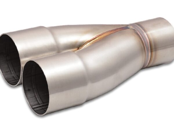 Vibrant 2-1 SS Merge Collectors (2-1/2in Inlet Slipover ID 2-1/2in Outlet OD) - Sold Individually