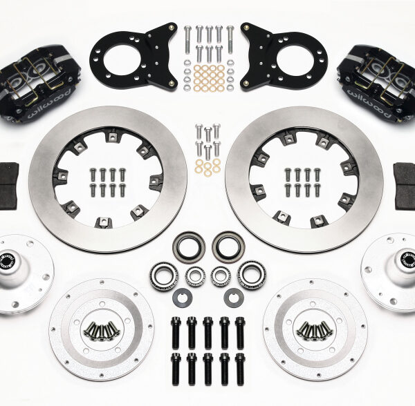 Wilwood Dynapro Dust-Boot Front Kit 12.19in 1965-1969 Mustang Disc & Drum Spindle