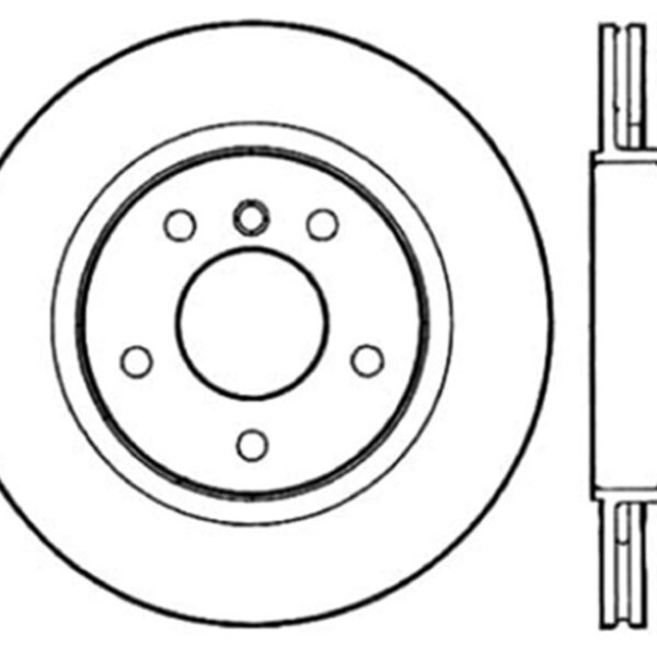 StopTech 99-05 BMW 3-Series Drilled Left Rear Rotor