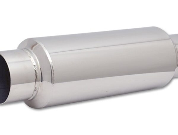 Vibrant SS Resonator (Standard Design) 3.5in inlet/outlet x 18in long w/5in OD resonator body