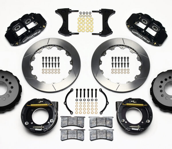 Wilwood Narrow Superlite 4R Rear P-Brk Kit 12.88in Chevy C-10 2.42 Offset 5-lug