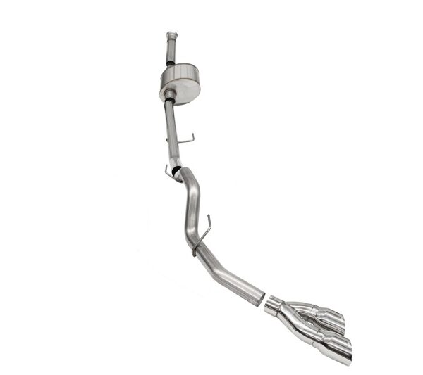 Corsa 2021-2024 Ford F-150 SuperCab/6.5in Bed 5.0L V8 Xtreme Cat-Back Single Side Exit-Polished