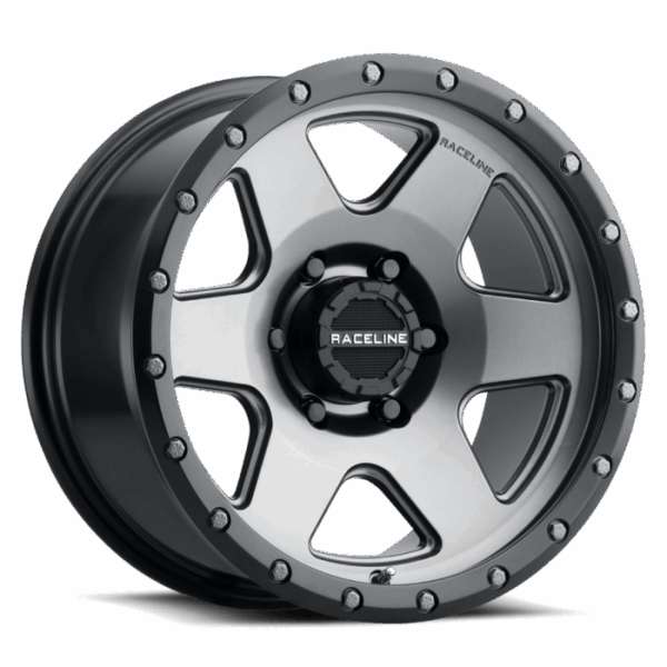 Raceline 946G Boost 18x8in / 5x110 BP / 35mm Offset / 72.62mm Bore - Gunmetal Wheel