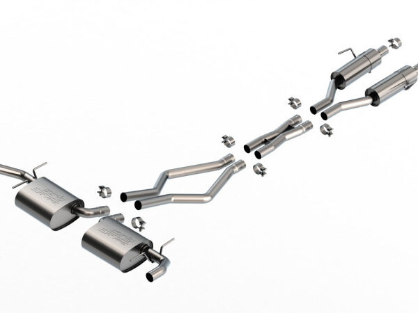 Borla 22-24 Jeep Grand Cherokee Overland Summit V6 2WD & 4WD S-TYPE Cat-Back Exhaust