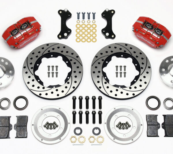 Wilwood Dynapro Dust-Boot Front Kit 11.00in Drilled-Red WWE ProSpindle
