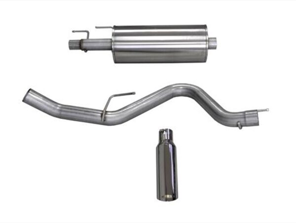 Corsa 2015-2020 Ford F-150 EcoBoost Cat-Back Single Side Exit w/ 4.0in Polished Tip