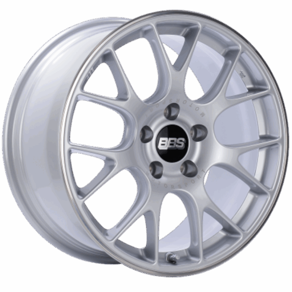 BBS CH-R 19x8.5 5x112 ET40 Brilliant Silver Polished Rim Protector Wheel -82mm PFS/Clip Required