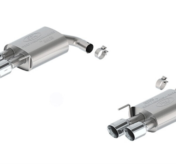 Ford Racing 2024 Mustang 2.3L Touring Non-Active Axle-Back w/GT Valance - Chrome Tip