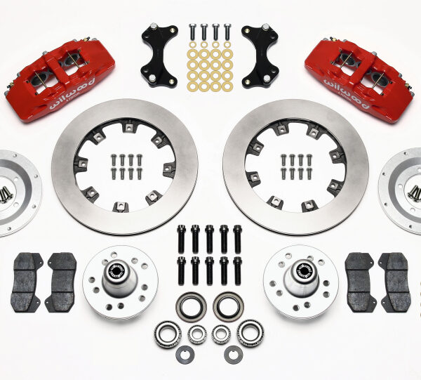 Wilwood Dynapro 6 Front Hub Kit 12.19in Red WWE ProSpindle