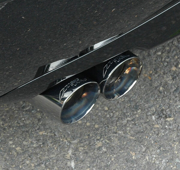 AWE Tuning Audi B7 A4 3.2L Touring Edition Quad Tip Exhaust - Diamond Black Tips