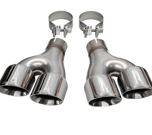 Corsa 2011-2021 Jeep Grand Cherokee Twin 2.5in Inlet / 4in Outlet Polished Pro-Series Tip Kit