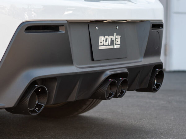 Borla 23-24 Toyota GR Corolla ATAK Cat Back System - Carbon Fiber & Black Anodized