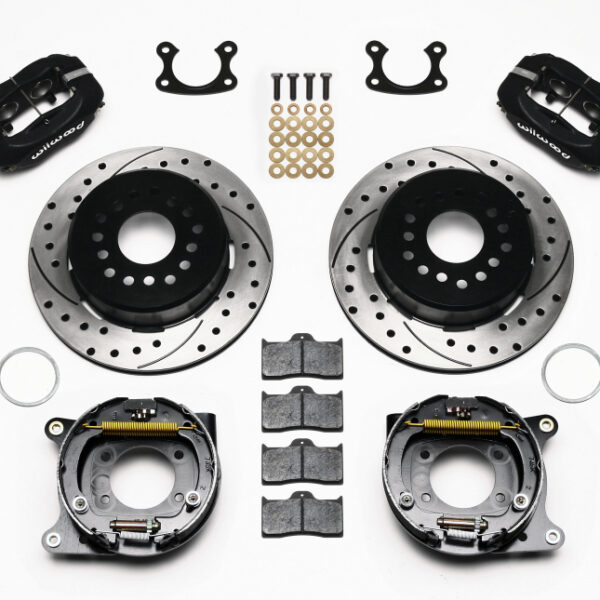 Wilwood Forged Dynalite P/S Park Brake Kit Drilled Small Ford 2.50in Offset