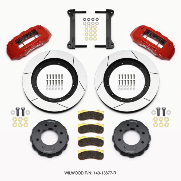 Wilwood TX6R Front Kit 16.00in Red 1999-2010 GM H2 Truck/SUV 2500