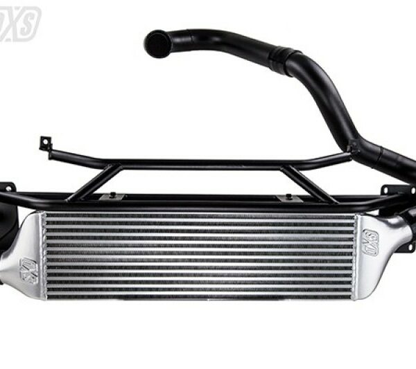 Turbo XS FMIC for 15-16 Subaru WRX - Wrinkle Black Pipes