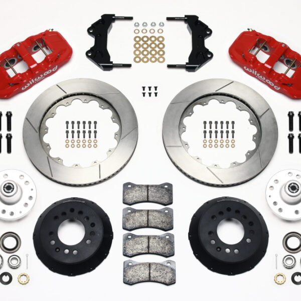 Wilwood AERO6 Front Hub Kit 14.00-Red WWE ProSpindle