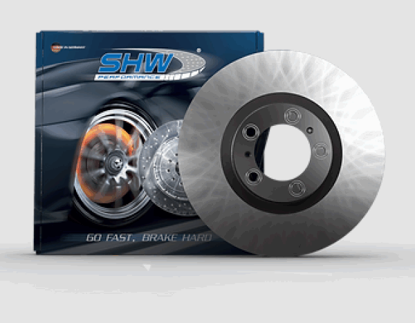 SHW 14-17 Maserati Ghibli 3.0L w/4 Piston Frt Caliper Front Smooth Monobloc Brake Rotor (670032734)