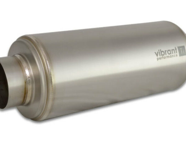 Vibrant Titanium Resonator 4in Inlet / 4in Outlet x 16in Long