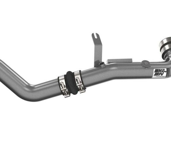 K&N 22-24 Honda Civic 1.5L L4 Aluminum Charge Pipe Kit - Gunmetal Gray