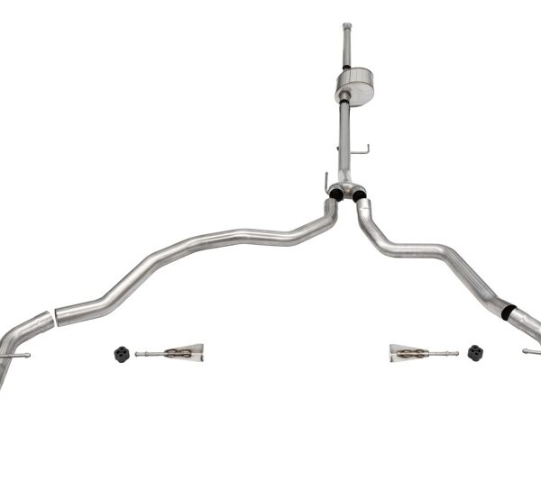 Corsa 2021-2024 Ford F-150 SuperCrew/6.5in Bed 5.0L V8 Xtreme Cat-Back Dual Rear Exit-BlackPVD