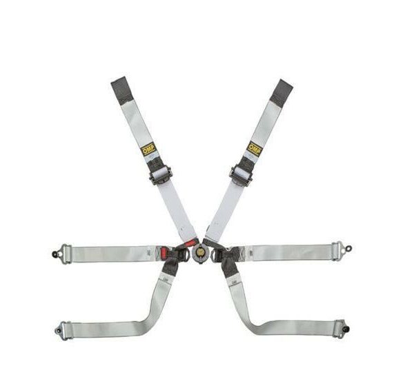OMP Safety Harness One-D 2In Formula - Black/White (Fia 8853-2016)