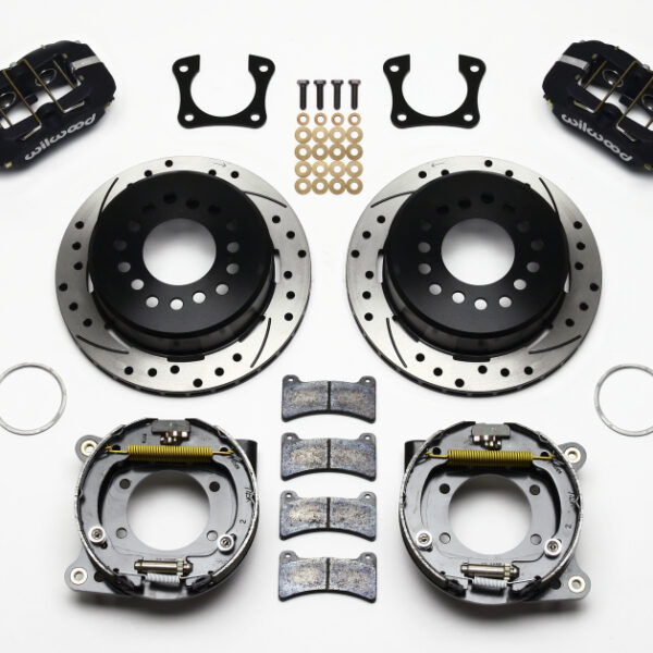Wilwood Dynapro Low-Profile 11.00in P-Brake Kit Drilled 58-64 Olds/Pontiac Ends 2.81in Offset