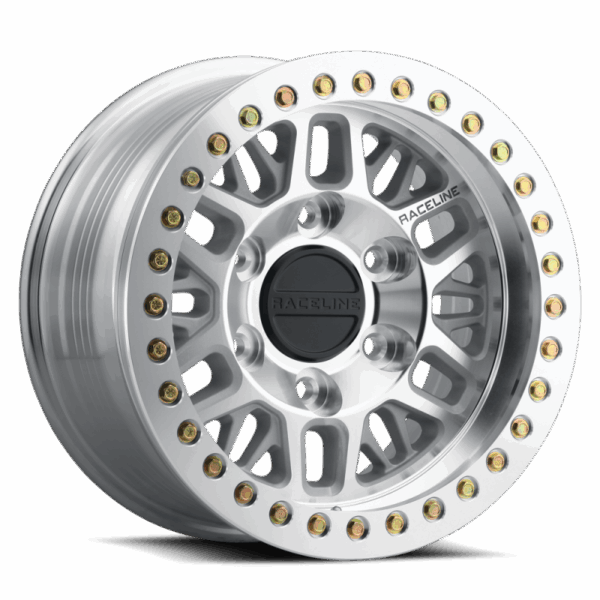 Raceline RT951M Ryno 17x9in / 5x139.7 BP / -12mm Offset / 108mm Bore - Machined Beadlock Wheel