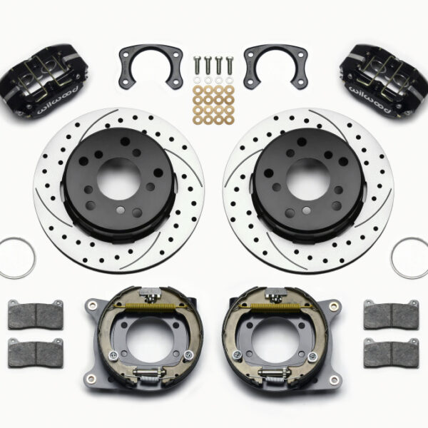 Wilwood Dynapro Lug Mount P/S Park Brake Kit Drilled Big Ford New 2.38in Off Bronco 5 x 5.50