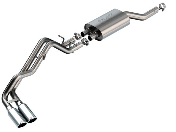 Borla 2024+ Ford Ranger XLT S Type Catback System - Chrome Tip