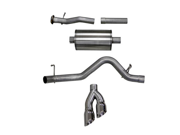 Corsa 2015-2016 Chevy Colorado 3.6L V6 Polished Sport Cat-Back Single Side Exit Exhaust