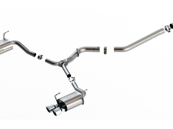 Borla 2022 Subaru WRX 2.4L Turbo AT/MT AWD S-Type Catback Exhaust Polished Tips