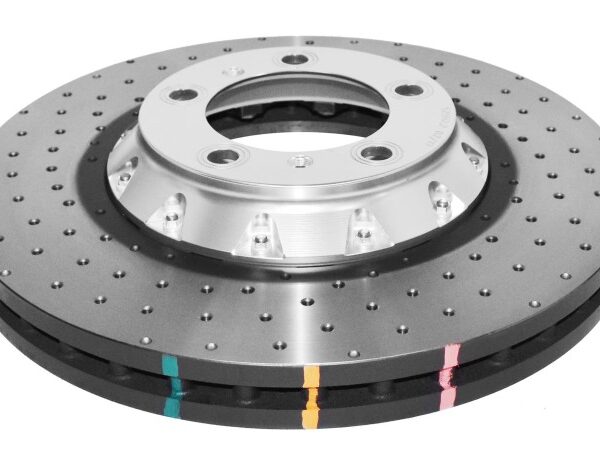 DBA 2008 Porsche Cayenne (368mm Front Rotor) Front 5000 Series Cross Drilled Rotor w/Silver Hat