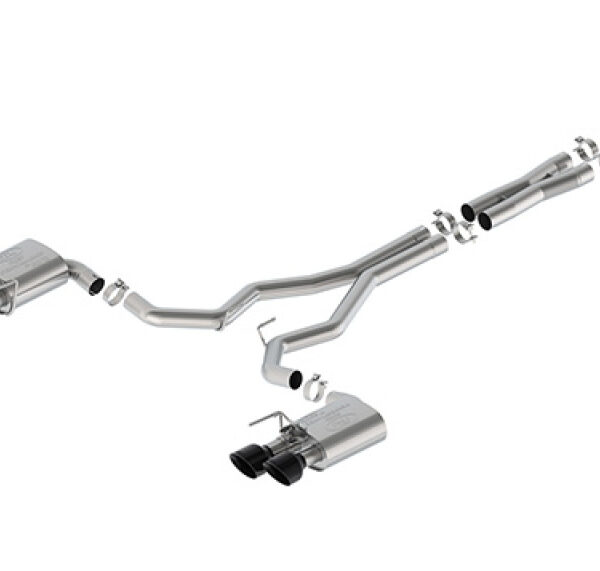Ford Racing 2024 Mustang Dark Horse 5.0L Extreme Active Cat-Back Exhaust - Black Tip