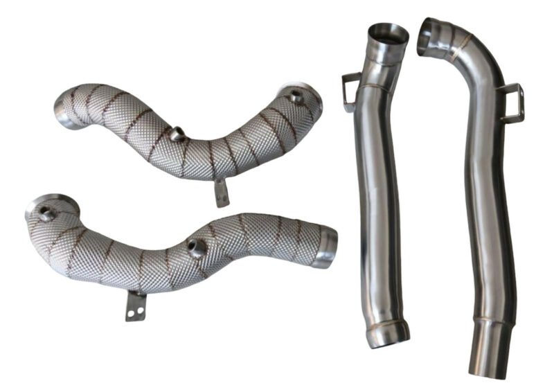 Untd. Performance Catted Downpipe W/Shield - Mercedes-Benz 15+ AMG GT/GTC/GTS/GTR