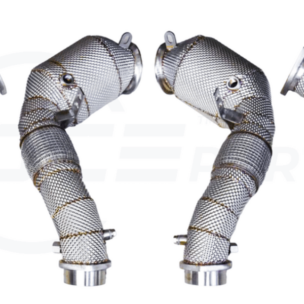 Untd. Performance Catted W/ Heat Shield Downpipe (Primary + Secondary) V2 - BMW M850I G14 G15 G16 X5M X5 G05/G30 M550I N63R