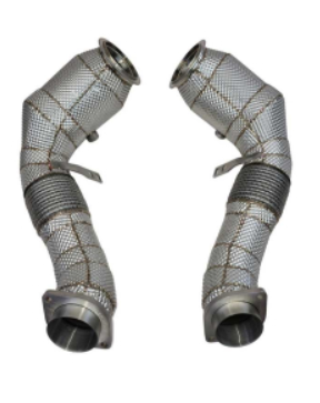 Untd. Performance Catted W/Shield Downpipe - BMW N63 F06 F07 F10 F01 G11 F15 550i 650i 750i X5 X6