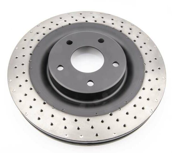 DBA 05-13 Chevrolet Corvette Front 4000 Series Cross Drilled Rotor
