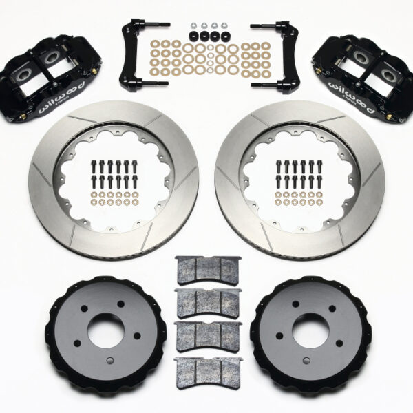 Wilwood Narrow Superlite 4R Rear Kit 14.00in 97-04 Corvette C5/Z06 05-13 C6