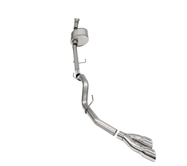 Corsa 2021-2024 Ford F-150 Regular Cab/ 8in Bed 5.0L V8 Xtreme Cat-Back Single Side Exit-Polished