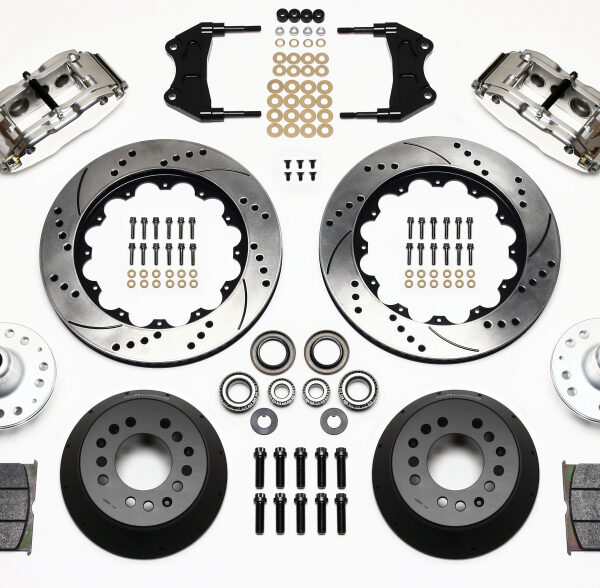 Wilwood Narrow Superlite 6R Front Hub Kit 14.00in Drill Pol WWE ProSpindle