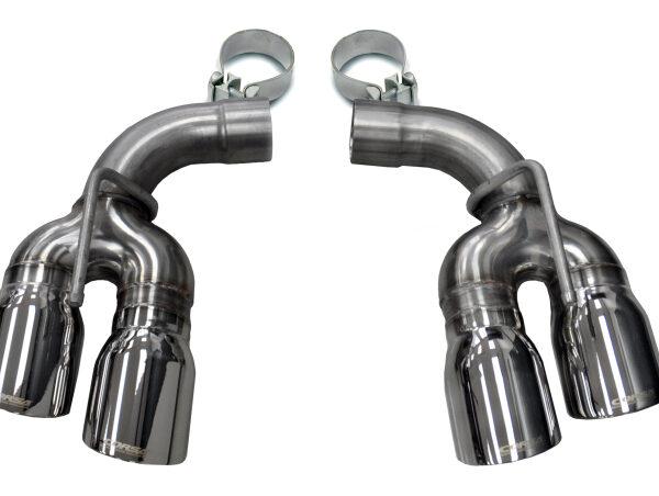 Corsa 2017-2024 Chevy Camaro SS 2.75in Inlet / 4in Outlet Polished Tip Kit (For Corsa Exhaust Only)