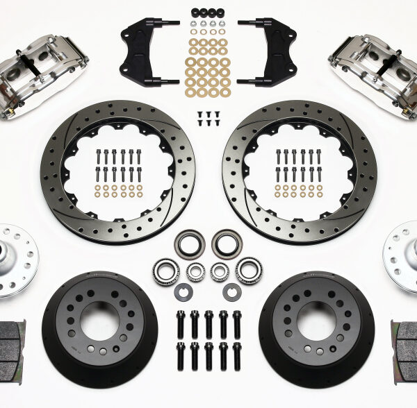 Wilwood Narrow Superlite 6R Front Hub Kit 12.88in Drill Pol WWE ProSpindle