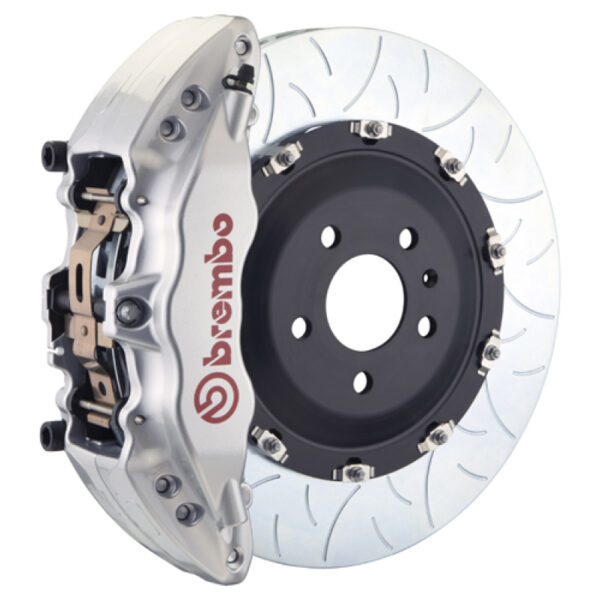 Brembo 08-17 A5/08-17 S5/09-16 A4/09-16 S4 Fr GT BBK 6Pist Cast 380x34 2pc Rotor Slot Type3-Silver