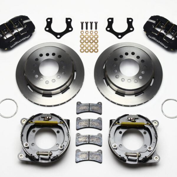 Wilwood Dynapro Low-Profile 11.00in P-Brake Kit Mopar/Dana 2.50in Off w/Snap Ring Brng