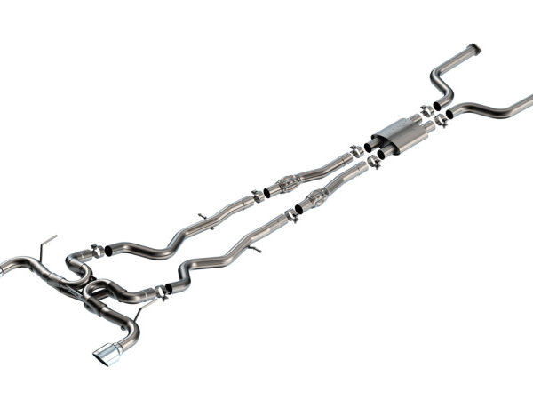 Borla 16-24 Infinity Q50 (Auto V6) ATAK Cat Back - 4.5in Chrome Tip