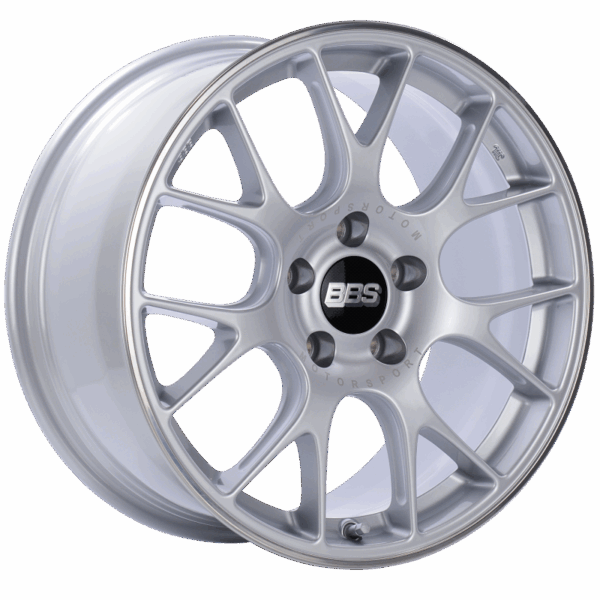 BBS CH-R 18x8 5x120 ET40 Brilliant Silver Polished Rim Protector Wheel -82mm PFS/Clip Required