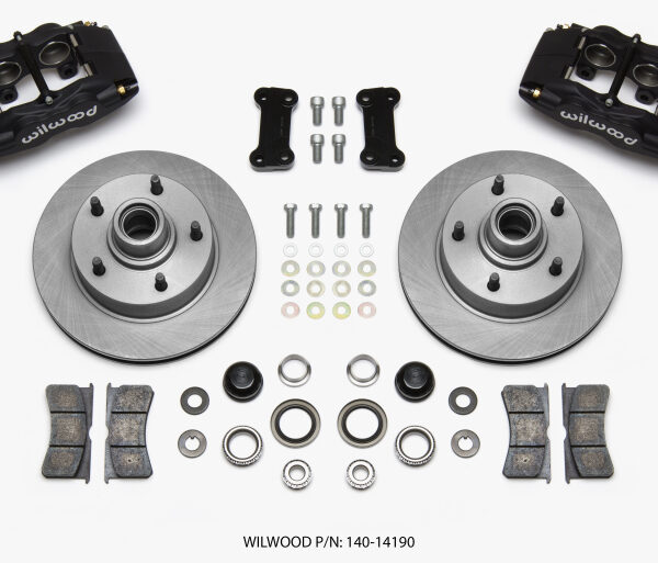 Wilwood Forged Dynalite Front Kit 11.72in 1 PC Rotor&Hub Ford F100 1948-1956