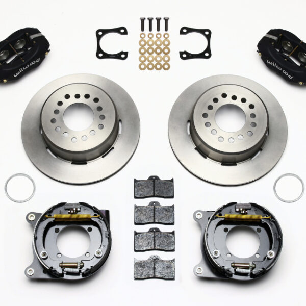 Wilwood Forged Dynalite P/S Park Brake Kit Chevy 12 Bolt-Spec 3.15in Brng Stggrd mt