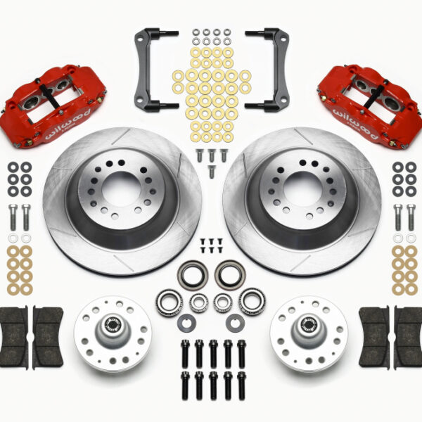Wilwood Narrow Superlite 6R Front Hub & 1PC Rtr Kit 12.88in-Red 79-81 Camaro