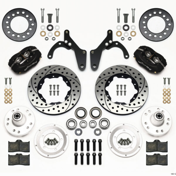 Wilwood Forged Dynalite Front Kit 11.00in Drilled 59-64 Chevy Impala / 63-64 Corvette